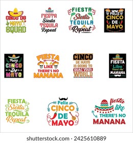 Cinco de mayo t shirt design Bundle