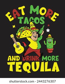 Cinco de Mayo t shirt design and print template. Easy to editable and high quality file