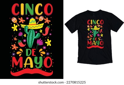 Cinco De Mayo T-shirt Design