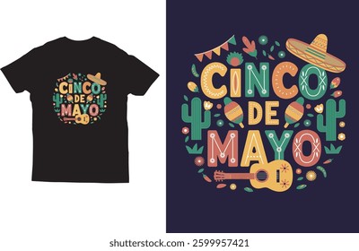 Cinco de mayo tshirt design vector