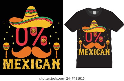 Cinco de mayo typography vector t-shirt design. Cinco de mayo t-shirt design with motivational quote. T shirt design template, vector design and any print, Illustration, clothes, poster.