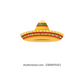 Cinco De Mayo Vector Art, Icons, and Graphics for Free Download, Hat Cinco de Mayo. Vector illustration of sombrero holiday symbol. Isolated on white background Vector.