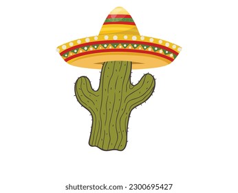 Cinco De Mayo Vector Art, Icons, and Graphics for Free Download, Hat Cinco de Mayo. Vector illustration of sombrero holiday symbol. Isolated on white background Vector.