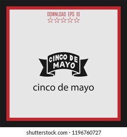 cinco de mayo  vector icon