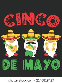 Cinco de mayo vector illustration. Llamas background