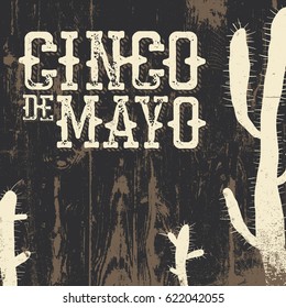 Cinco de Mayo Vektorgrafik. 5 von Mai Urlaub Vektor. Cinco de Mayo - Feiertagshintergrund.