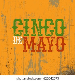 Cinco De Mayo Vector Illustration. 5 Of May Holiday Vector. Cinco De Mayo Holiday Background.