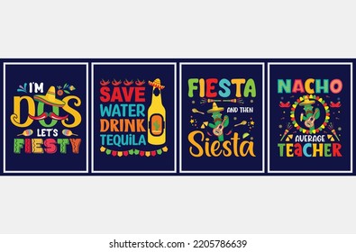 Cinco De Mayo Vector Set, Cinco De Mayo quote t-shirt bundle