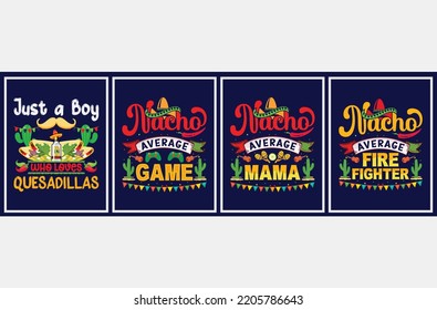 Cinco De Mayo Vector Set, Cinco De Mayo quote t-shirt bundle