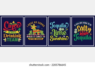 Cinco De Mayo Vector Set, Cinco De Mayo quote t-shirt bundle