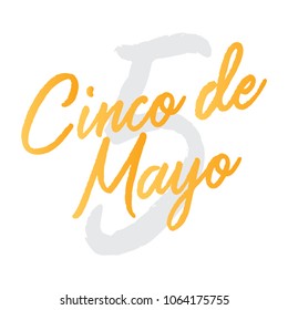 Cinco de Mayo Vector Text Illustration