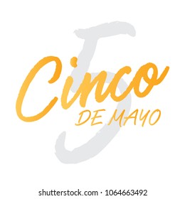 Cinco de Mayo Vector Text Illustration