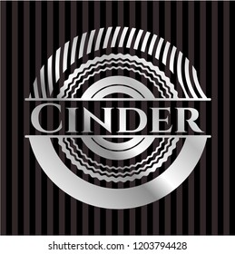 Cinder silver emblem