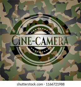 Cine-camera camouflage emblem