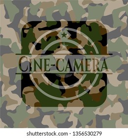 Cine-camera on camo pattern