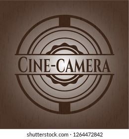 Cine-camera wood signboards