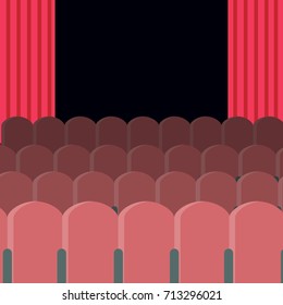 Cinema Audience flat icon
