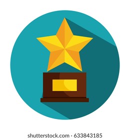 cinema award trophy icon