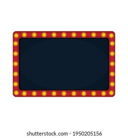 cartel de cine sobre fondo blanco