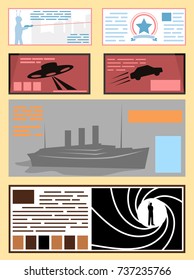 Cinema building vector illustration facade movie entertainment city house architecture theater exterior.