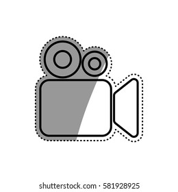 Cinema camcorder symbol icon vector illustration graphic design