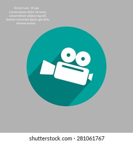 Cinema camera icon