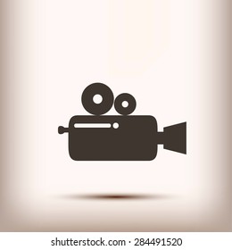 Cinema camera icon