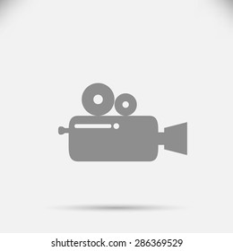 Cinema camera icon