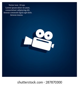Cinema camera icon