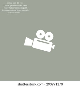 Cinema camera icon