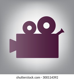 Cinema camera icon