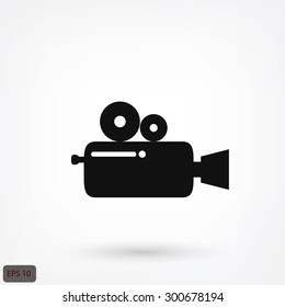 Cinema camera icon