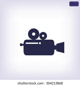 Cinema camera icon