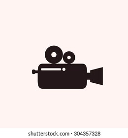 Cinema camera icon