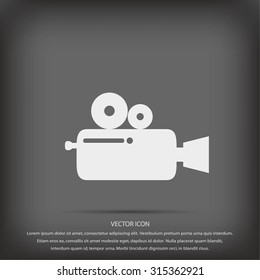 Cinema camera icon