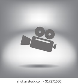 Cinema camera icon