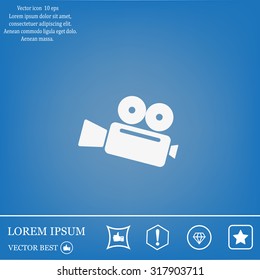 Cinema camera icon