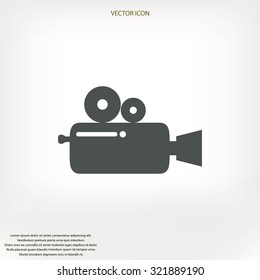 Cinema camera icon