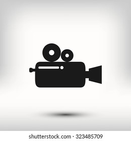 Cinema camera icon