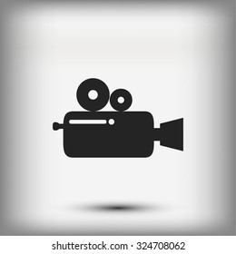 Cinema camera icon