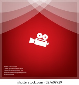 Cinema camera icon