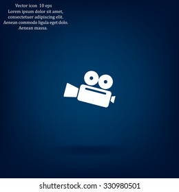 Cinema camera icon