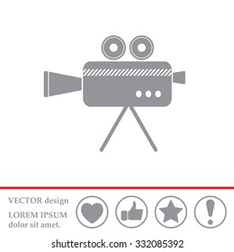 Cinema camera icon