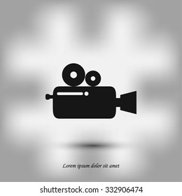 Cinema camera icon