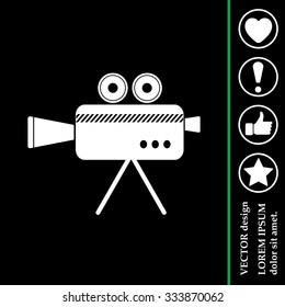 Cinema camera icon