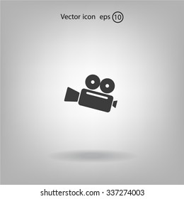 Cinema camera icon