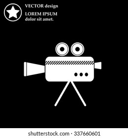 Cinema camera icon