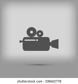 Cinema camera icon
