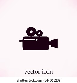 Cinema camera icon