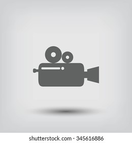 Cinema camera icon